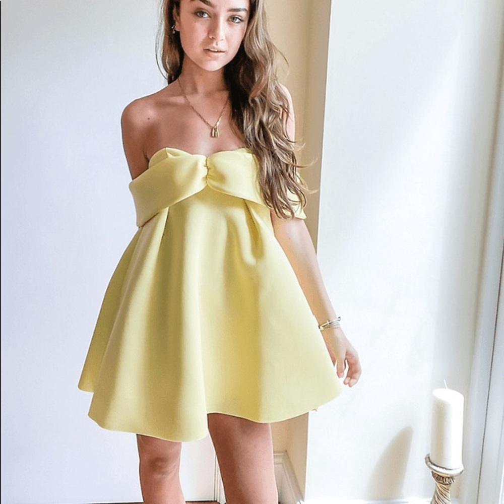 ASOS Yellow Mini Dress